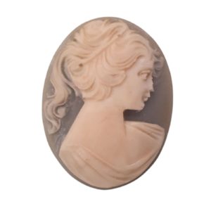 Cameo - 30 x 40mm - Oval - Wedgewood / Antique