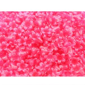 Azalea Bead - 7 x 10mm - Pink