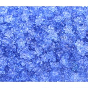 Flower / Shank - 8mm - Blue - Price per gram