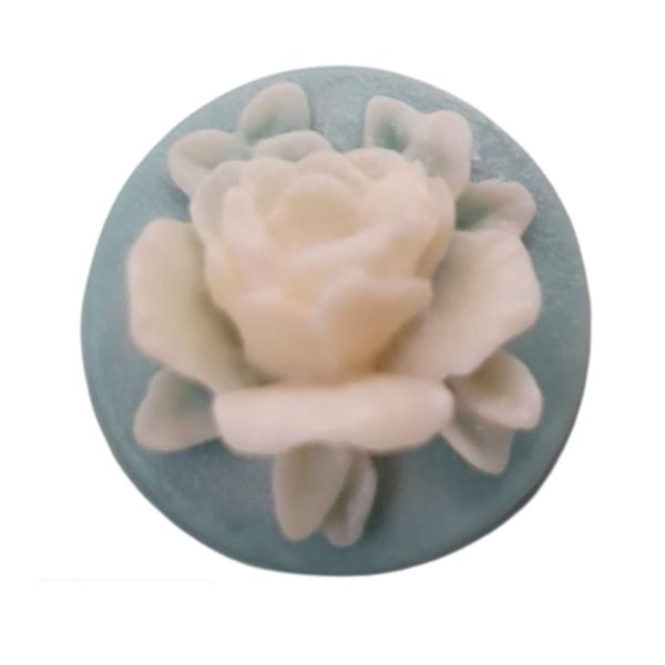 Cameo - Layered Floral - 18mm - Blue / Cream