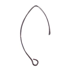 Navette Ear Hook - 35mm - Antique Silver