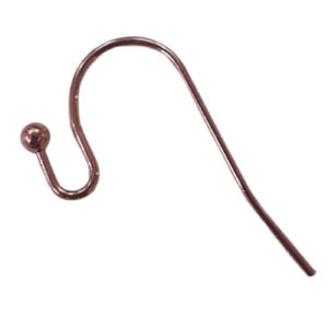 Ear Hook With Ball - 13 x 20mm - Rose Gold