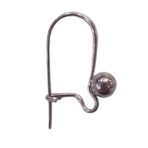 Lock Hook With Ball - 18mm - Antique Silver