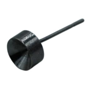Cup Post - Solid - 6mm - Black