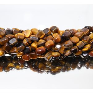 Tiger Eye - 5-7mm Tumblestone - 40cm Strand