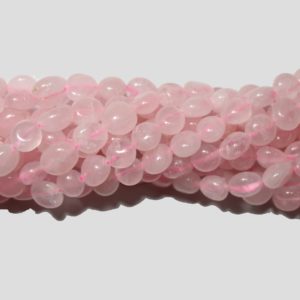 Rose Quartz - 8-10mm Tumblestone - 39cm Strand