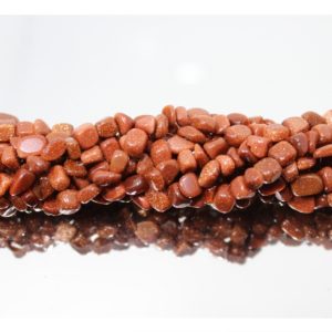 Sand Stone - 3-5mm Tumblestone - 40cm Strand