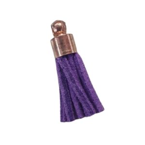 Tassel - Faux Suede - 18mm - Purple