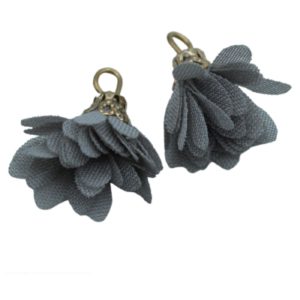 Flower Bud - 15mm - Grey