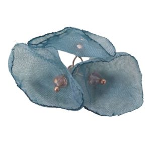 3 Organza Buds - Teale