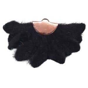 Fan - Fabric - 40 x 20mm - Black