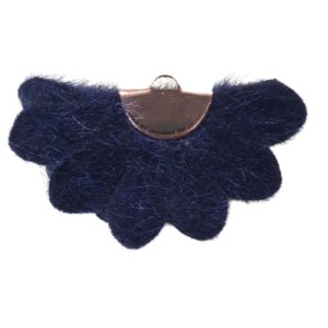 Fan - Fabric - 40 x 20mm - Navy