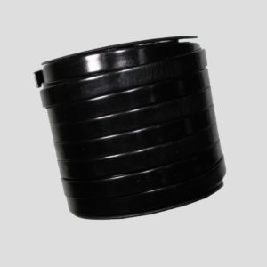 Plastic Ribbon - 10mm - Flat - Black - Price per mtr