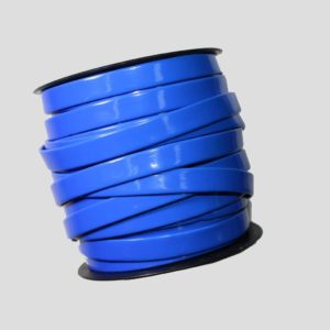 Plastic Ribbon - 10mm - Flat - Blue - Price per mtr