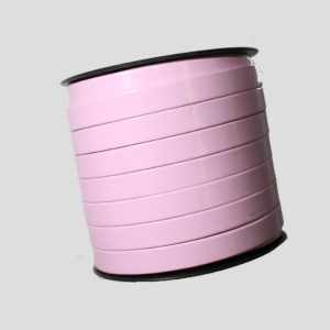 Plastic Ribbon - 10mm - Flat - Light Pink - Price per mtr