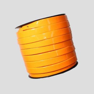 Plastic Ribbon - 10mm - Flat - Orange - Price per mtr