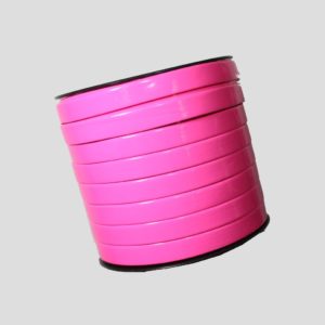 Plastic Ribbon - 10mm - Flat - Pink - Price per mtr