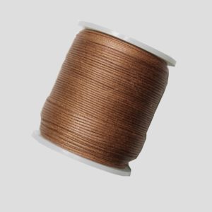 Cotton Cord - 1.5mm - Light Brown - 100 Meters