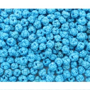 Crochet Beads - 6mm - Light Blue