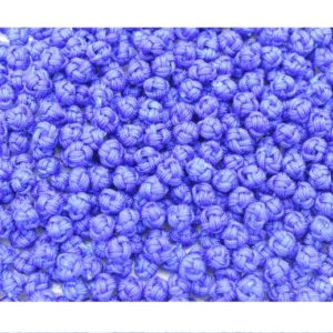 Crochet Beads - 6mm - Blue