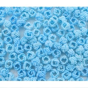 Crochet Beads - 8mm - Aqua