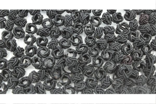 Crochet Beads - 8mm - Black