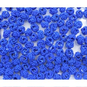 Crochet Beads - 8mm - Blue