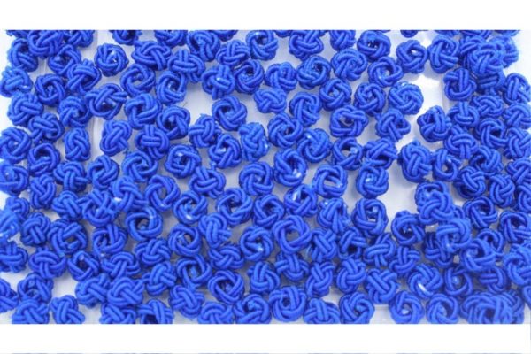 Crochet Beads - 8mm - Blue