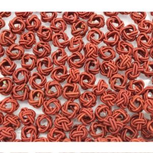 Crochet Beads - 8mm - Burgundy
