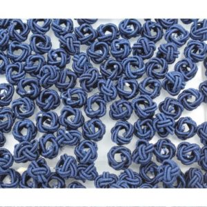 Crochet Beads - 8mm - Dark Blue