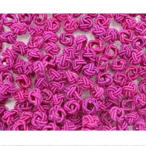 Crochet Beads - 8mm - Fuchsia
