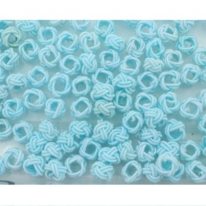 Crochet Beads - 8mm - Light Blue