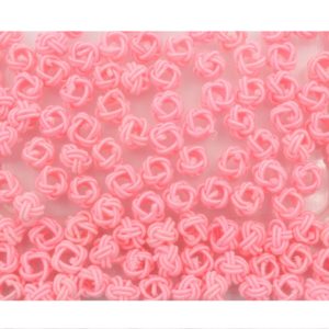 Crochet Beads - 8mm - Light Pink