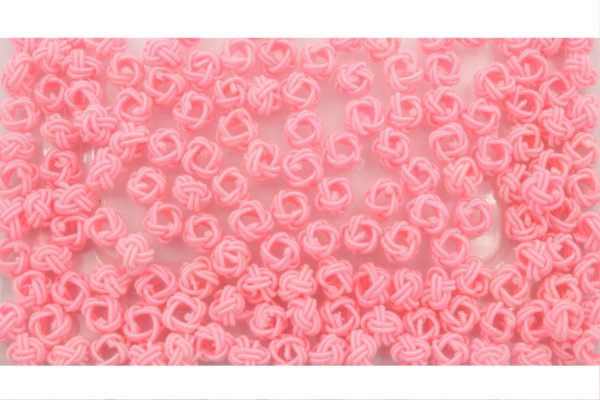 Crochet Beads - 8mm - Light Pink