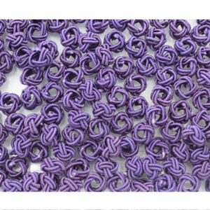 Crochet Beads - 8mm - Purple