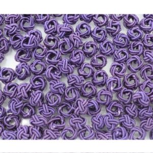 Crochet Beads - 8mm - Purple