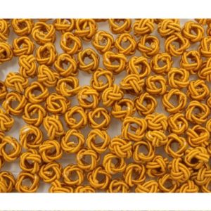 Crochet Beads - 8mm - Tan