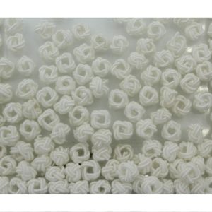 Crochet Beads - 8mm - White