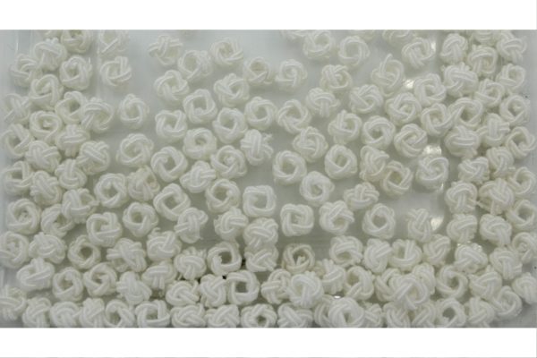 Crochet Beads - 8mm - White