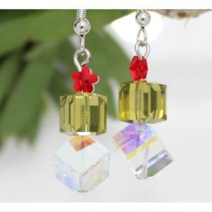 Crystal 2 x Present Earring
