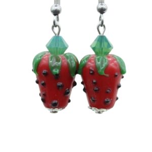 Strawberry Earrings - 18mm