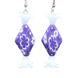 Christmas Earrings - Candy Milk Chocolate - 48mm