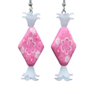 Christmas Earrings - Candy Cherry Ripe - 48mm
