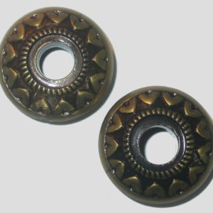 Donut - 25mm - Antique Brass