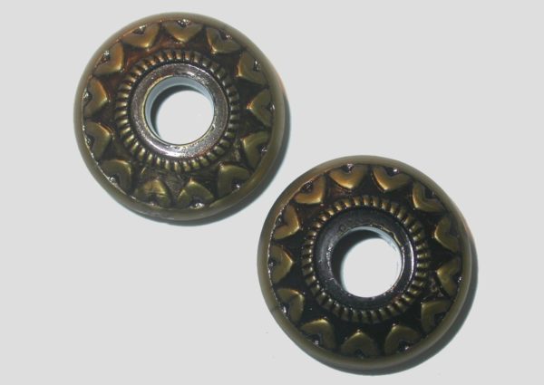 Donut - 25mm - Antique Brass