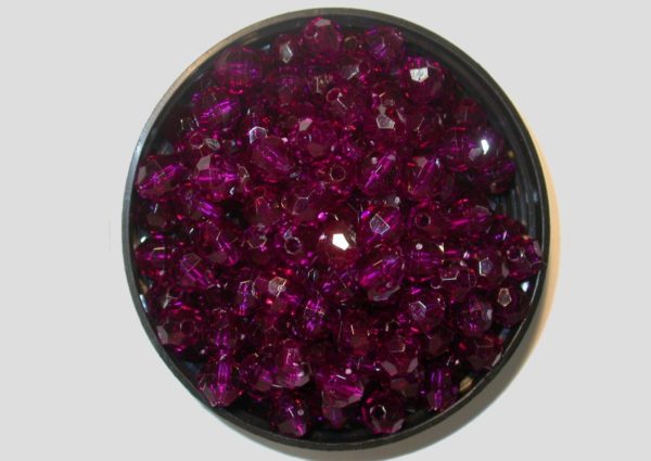 Faceted - 8mm - Amethyst - Price per piece