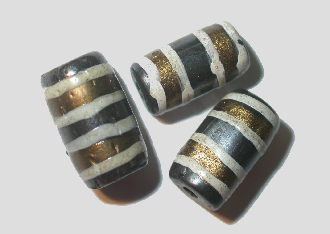 Bone Bead Patterned 10 x 6mm Bead, Trimming & Craft Co