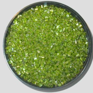 8/0 2 Cut - Lime Silverlined AB - Price per gram