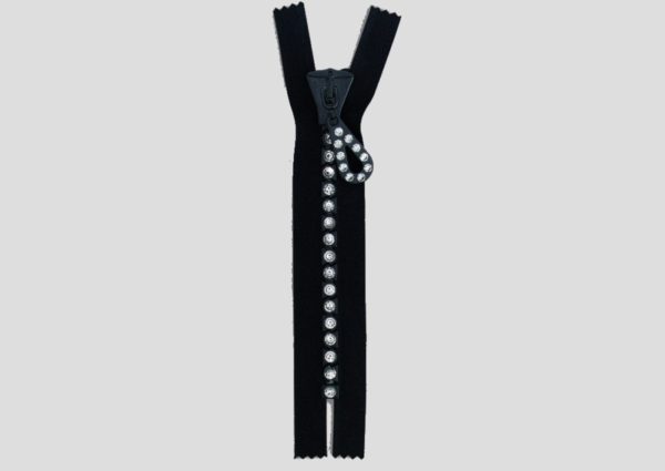 Zipper - 40cm - Classic - Closed End - Bell Tag - Black