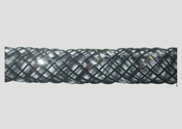 Nylon Mesh Tubing - Hollow - 4mm - Black - Price per meter